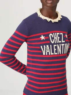 Maglia in cotone a righe Chez Valentino