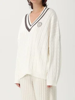 Maglia in cotone con stemma Brunello Cucinelli