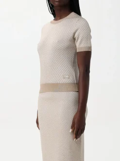 Maglia in lana e seta FF Fendi