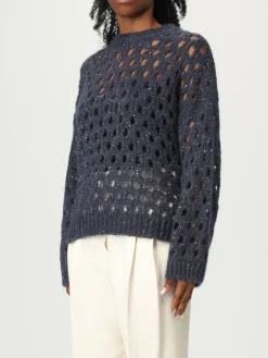 Maglia in lana mohair con paillettes Brunello Cucinelli