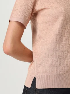 Maglia in misto cotone FF Fendi