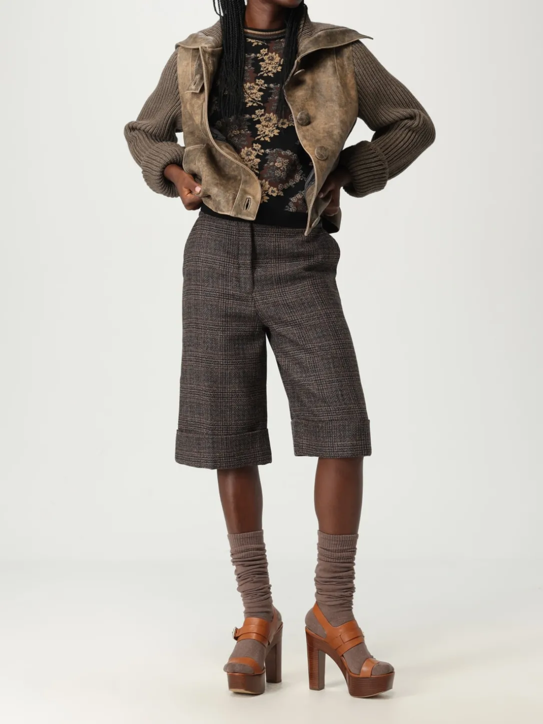 Maglia in misto viscosa jacquard floreale Antonio Marras