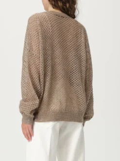 Maglia in mohair con paillettes Brunello Cucinelli