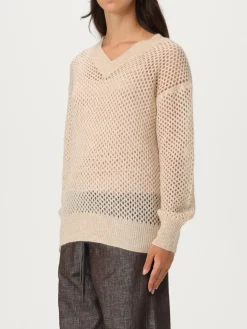 Maglia in mohair con paillettes Brunello Cucinelli