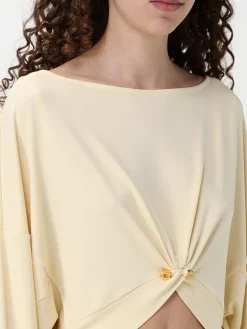 Maglia in viscosa crop Elisabetta Franchi