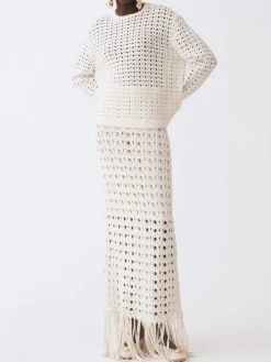 Maglia traforata in misto cashmere Fabiana Filippi