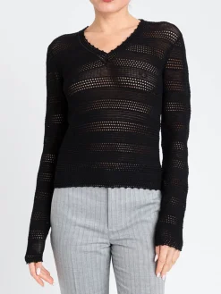 Maglia traforata Twinset in misto viscosa