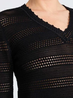 Maglia traforata Twinset in misto viscosa