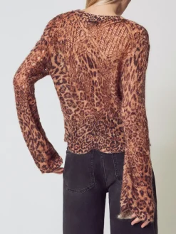 Maglia Twinset in misto lana Mohair