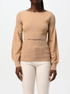 Maglia Twinset in misto lana con dettaglio chain