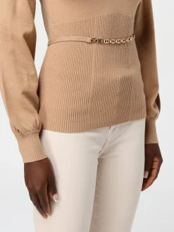 Maglia Twinset in misto lana con dettaglio chain