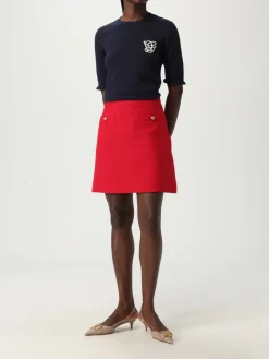 Maglia Valentino in lana vergine con logo ricamato