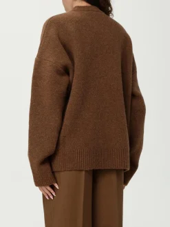 Maglione a girocollo con logo Ami Paris