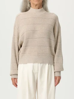 Maglione in cashmere e lana con paillettes Brunello Cucinelli