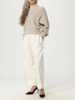 Maglione in cashmere e lana con paillettes Brunello Cucinelli