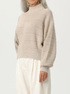 Maglione in cashmere e lana con paillettes Brunello Cucinelli