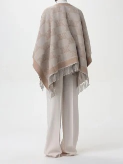Mantella di lana con Monogram Max Mara