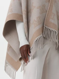 Mantella di lana con Monogram Max Mara