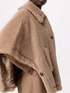 Mantella teddy di alpaca e lana Max Mara