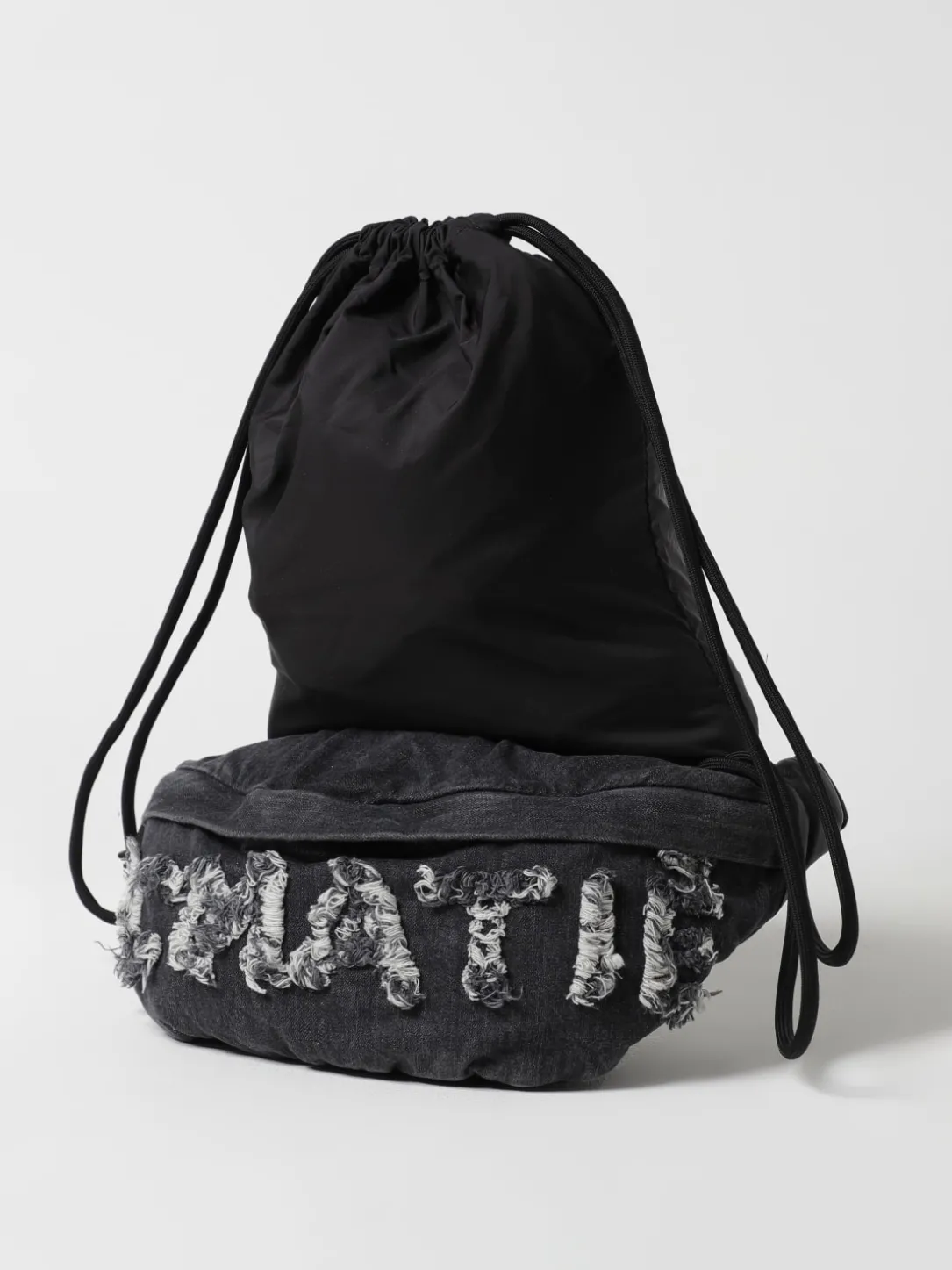 Marsupio Vic Matiè in denim e pelle