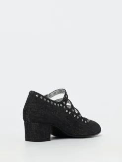 Mary Jane Camden Carel Paris in denim di cotone con occhielli