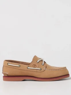 Mocassino Classic Boat 2 Eye Timberland in nabuk
