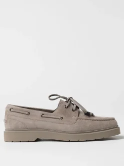 Mocassino da barca Brunello Cucinelli in camoscio