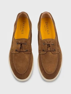 Mocassino da barca Doucal's in camoscio