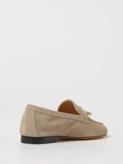 Mocassino Doucal's in camoscio con fettucce annodate