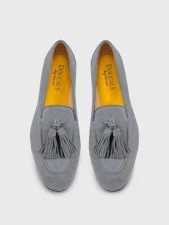 Mocassino Doucal's in camoscio con nappe