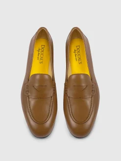 Mocassino Doucal's in pelle nappata