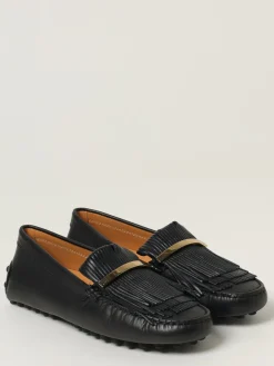 Mocassino Driver Tod's in pelle con frange