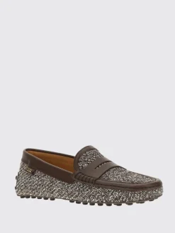 Mocassino Driver Tod's in tweed e pelle