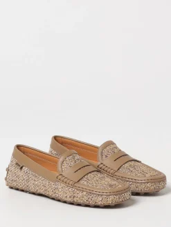 Mocassino Driver Tod's in tweed e pelle