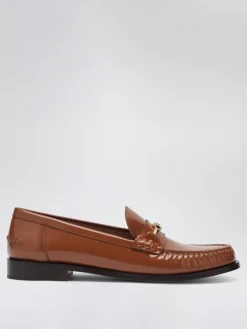 Mocassino Ferragamo in pelle spazzolata