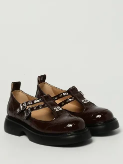 Mocassino Ganni in vernice stampa cocco