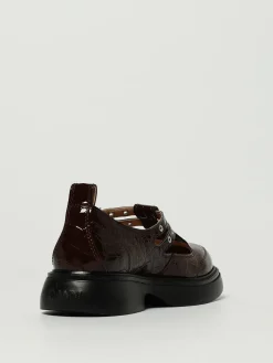 Mocassino Ganni in vernice stampa cocco