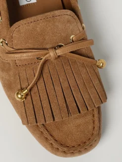 Mocassino Manon F Jimmy Choo in camoscio