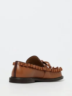 Mocassino Ruffled-Trim JW Anderson in pelle