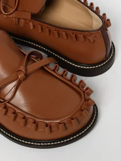 Mocassino Ruffled-Trim JW Anderson in pelle