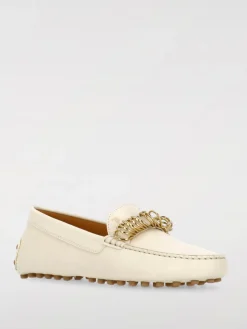 Mocassino Tod's in pelle con anelli metallici