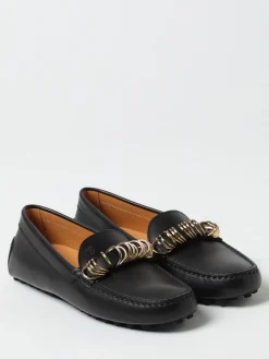 Mocassino Tod's in pelle con anelli metallici