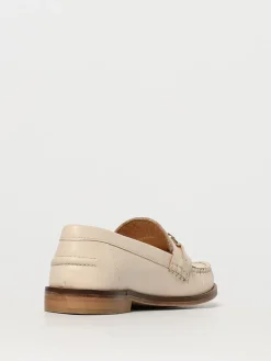 Mocassino Twinset in pelle laminata