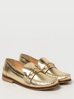 Mocassino Twinset in pelle laminata