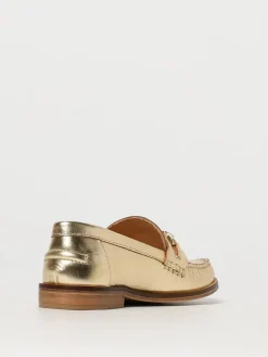 Mocassino Twinset in pelle laminata