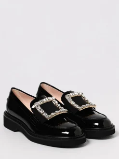 Mocassino Viv' Rangers Roger Vivier in vernice con fibbia gioiello