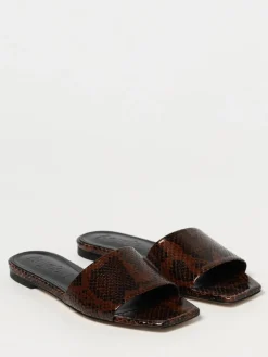 Mules Aeyde in pelle stampa pitone