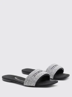 Mules Alexander Wang in raso con strass