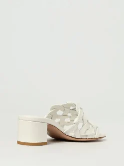 Mules Amalfi Gianvito Rossi in pelle intrecciata