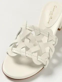 Mules Amalfi Gianvito Rossi in pelle intrecciata